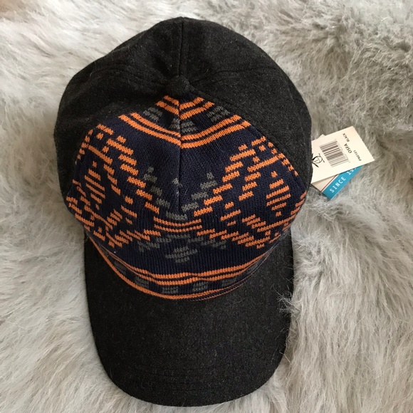 Penguin Jacquard Front Baseball Cap Gray Navy Hat - Picture 2 of 7